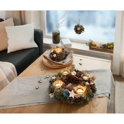 Die moderne Hausfrau Hänge-Deko Adventskugel „Stimmungsvoll“