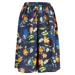 Damen Die moderne Hausfrau Hosenrock Blumen