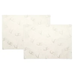 Die moderne Hausfrau Jacquard-Platzset „Rentierzauber“, 2 Stück