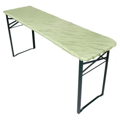 Die moderne Hausfrau Jacquard-Spanntischdecke zartgrün