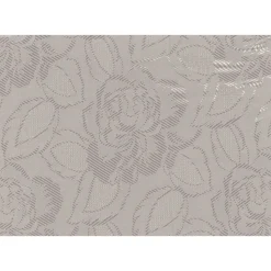 Die moderne Hausfrau Jacquard-Tischdecke "Jasmin" taupe