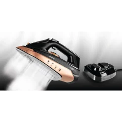 Die moderne Hausfrau Kabelloses Dampfbügeleisen