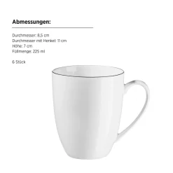 Die moderne Hausfrau Kaffeebecher, Porzellan Felise