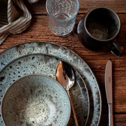 Die moderne Hausfrau Kaffeebecher-Set, Steinzeug Carellia Grau