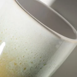 Die moderne Hausfrau Kaffeebecher-Set, Steinzeug Flussufer blau, grün, weiß