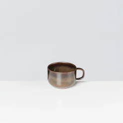 Die moderne Hausfrau Kaffeeobertassen-Set, Steinzeug Glockenklang