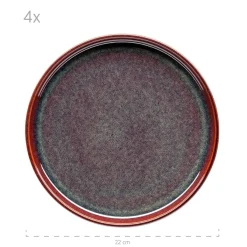 Die moderne Hausfrau Kaffeeservice, Steinzeug Elina Uno