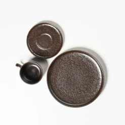 Die moderne Hausfrau Kaffeeservice, Steinzeug Glockenklang