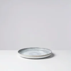 Die moderne Hausfrau Kaffeeservice, Steinzeug TIEFER SEE Grau / Weiß