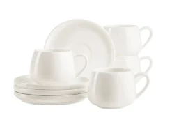 Die moderne Hausfrau Kaffeetassen Set, Porzellan Taya
