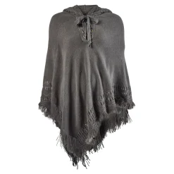 Damen Die moderne Hausfrau Kapuzen-Poncho