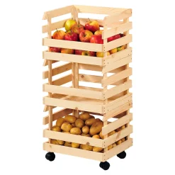 Die moderne Hausfrau Kartoffel- und Obsthorde, 3-teilig