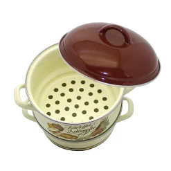 Die moderne Hausfrau Kartoffeldämpfer emailliert, 1,8 l