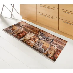 Die moderne Hausfrau Küchenläufer "Katzen" 120x52 cm