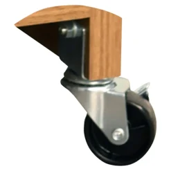 Die moderne Hausfrau Küchenwagen mit Mülltrennsystem Eiche, grau