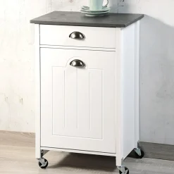 Die moderne Hausfrau Küchenwagen mit Mülltrennsystem und Schublade