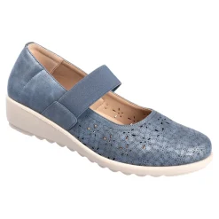 Damen Die moderne Hausfrau Keil-Ballerina „Karin“