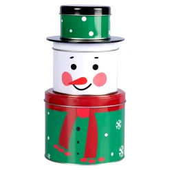 Die moderne Hausfrau Keksdosen-Set, 3-teilig Snowman