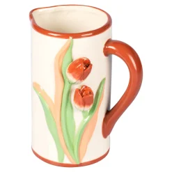 Die moderne Hausfrau Keramik-Krug "Tulpen", 1,14 l