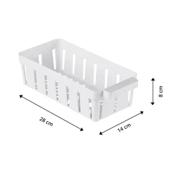 Die moderne Hausfrau Kühlschrank-Korbset, 3 Stück