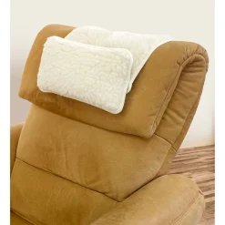 Die moderne Hausfrau Kissen mit Schurwolle natur