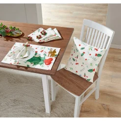 Die moderne Hausfrau Kissenhülle „Beere“, 40x40 cm