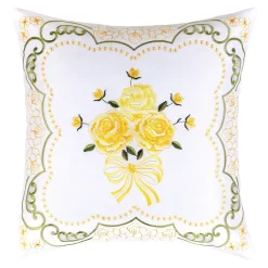 Die moderne Hausfrau Kissenhülle „Rose“, 40x40 cm