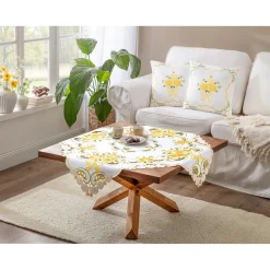 Die moderne Hausfrau Kissenhülle „Rose“, 40x40 cm