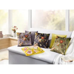 Die moderne Hausfrau Kissenhülle "Samtoptik" grün