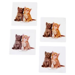 Die moderne Hausfrau Klebehaken "Katze", 4 Stück