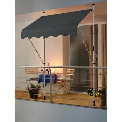 Die moderne Hausfrau Klemm-Markise grau