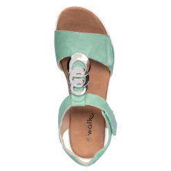 Damen Die moderne Hausfrau Klett-Sandale 