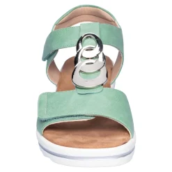 Damen Die moderne Hausfrau Klett-Sandale 