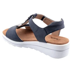 Damen Die moderne Hausfrau Klett-Sandale 