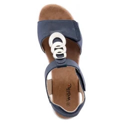 Damen Die moderne Hausfrau Klett-Sandale 