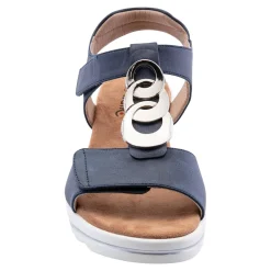 Damen Die moderne Hausfrau Klett-Sandale 