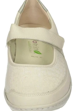 Damen Die moderne Hausfrau Klettschuhe beige