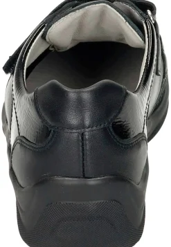 Damen Die moderne Hausfrau Klettschuhe schwarz