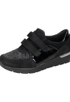 Damen Die moderne Hausfrau Klettschuhe schwarz