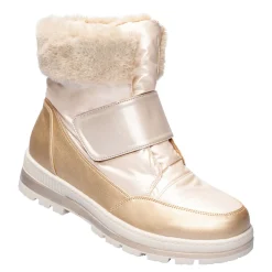 Damen Die moderne Hausfrau Klettstiefel „Leonita“ gold