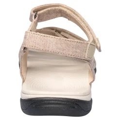 Damen Die moderne Hausfrau Klett-Stretchsandale 