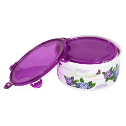 Die moderne Hausfrau Klickdosen-Set "Hortensie", 5 Stück rund