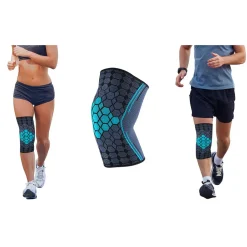 Die moderne Hausfrau Kniemanschette mit Kupferausrüstung