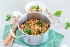 Die moderne Hausfrau Kochtopf, Edelstahl Sanvito 1 x Topf, 1 x Deckel