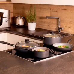 Die moderne Hausfrau Kochtopf-Set, Aluminium Izar