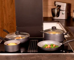 Die moderne Hausfrau Kochtopf-Set, Aluminium Izar