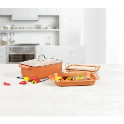Die moderne Hausfrau Kochwunder "14-in-1" "Livington Copperline WonderCooker"