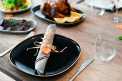 Die moderne Hausfrau Kombiservice, Keramik Isora Schwarz