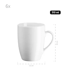 Die moderne Hausfrau Kombiservice, Porzellan ALESIA