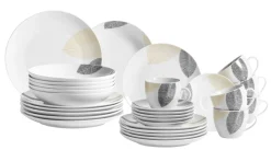 Die moderne Hausfrau Kombiservice, Porzellan Jona